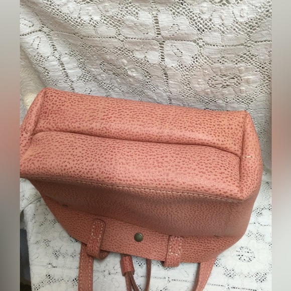 New Mini Portland Leather Goods tote. Flamingo - Picture 11 of 15